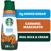 Starbucks Caramel Flavored Zero Creamer Bottle 28 fl oz