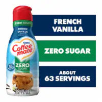 Coffee mate Zero Sugar French Vanilla Flavored Liquid Coffee Creamer 32 FL OZ