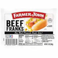 Farmer John Premium Beef Franks 12 ct / 12 oz