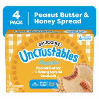 Smucker’s Uncrustables Peanut Butter & Honey Spread Sandwiches 4 count