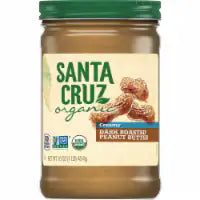 Santa Cruz Organic® Dark Roasted Creamy Peanut Butter 16oz