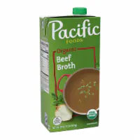 Pacific Foods® Organic Beef Broth Carton 32 oz