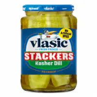 Vlasic Stackers Kosher Dill Pickles, Keto Friendly 24 OZ