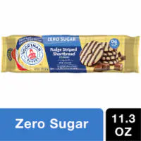 VOORTMAN Bakery Zero Sugar Fudge Striped Shortbread Cookies 11.3 oz