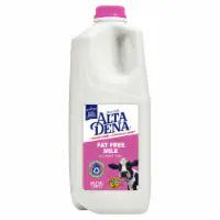 Alta Dena Fat Free Milk 1/2 gal