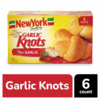 New York Bakery Frozen Garlic Bread Knots 6 ct