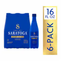 Saratoga Sparkling Bottled Water 16 fl. oz.