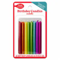 Betty Crocker™ Metallic Birthday Candles Pack 16 ct / 2.6 in