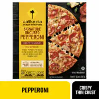 California Pizza Kitchen Signature Uncured Pepperoni Frozen Pizza with Crispy Thin Crust 12.9 oz
