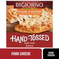DiGiorno Four Cheese Frozen Personal Pizza on a Hand-Tossed Style Traditional Crust 9.2 oz