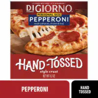 DiGiorno Pepperoni Frozen Personal Pizza on a Hand-Tossed Style Traditional Crust NET WT 9.3 oz