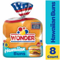 Wonder Bread Hawaiian Buns White Hawaiian Bread Hamburger Buns
