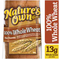 Nature's Own 100% Whole Wheat Bread 20 oz