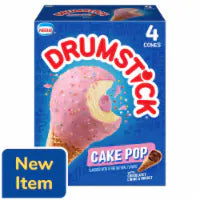 Drumstick Cake Pop Sundae Cones, 4 Count