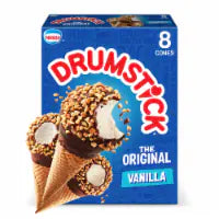 Nestle Drumstick The Original Vanilla Frozen Dairy Dessert Cones 8 Cones