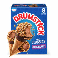 Drumstick Chocolate Sundae Cones, 8 Count