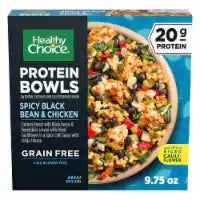 Healthy Choice Protein Bowls Spicy Black Bean & Chicken, High-Protein Frozen Meal 9.75 OZ