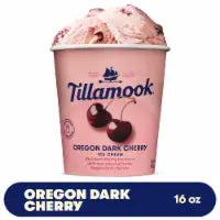 Tillamook Oregon Dark Cherry Ice Cream 16 oz