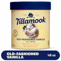 Tillamook Old-Fashioned Vanilla Ice Cream Tub 48 oz