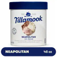 Tillamook Neapolitan Ice Cream Tub 48 oz