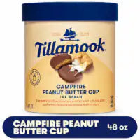 Tillamook® Campfire Peanut Butter Cup Ice Cream Tub 48 oz