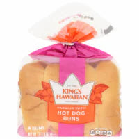 King's Hawaiian® Hawaiian Sweet Hot Dog Buns 8 ct / 12 oz