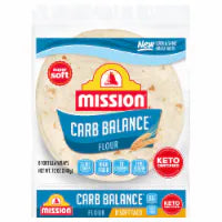 Mission Carb Balance Soft Taco Size Flour Tortillas 8 ct / 12 oz