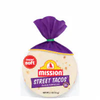 Mission Super Soft Street Tacos Size Flour Tortillas 12 ct / 11oz