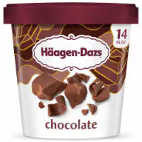 Haagen-Dazs Chocolate Ice Cream, 14 Oz.
