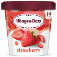Haagen-Dazs Strawberry Ice Cream, 14 Oz.