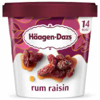 Häagen-Dazs Rum Raisin Ice Cream, 14 Oz.