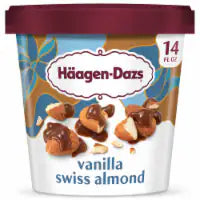 Häagen-Dazs Vanilla Swiss Almond Ice Cream, 14 Oz.