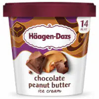 Häagen-Dazs Chocolate Peanut Butter Ice Cream, 14 Oz.