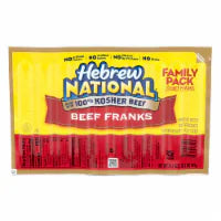Hebrew National Beef Franks 34.100 OZ