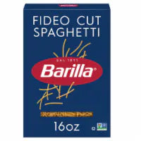 Barilla Fideo Cut Spaghetti Pasta Quality Non-GMO and Kosher Certified Pasta 16 oz