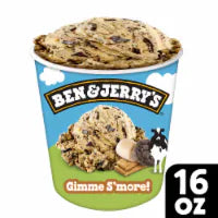 Ben & Jerry's Gimme S'more™ Toasted Marshmallow Ice Cream Pint 16 oz