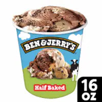 Ben & Jerry's Half Baked® Ice Cream Pint 16 oz