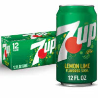 7UP Lemon Lime Caffeine-Free Soda Cans 12 pk / 12 fl oz