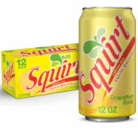 Squirt Citrus Grapefruit Soda Cans 12 pk / 12 fl oz