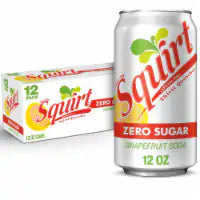 Squirt® Grapefruit Zero Sugar Soda Cans 12 pk / 12 fl oz