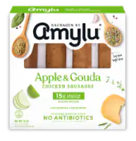 Amylu Foods® Apple & Gouda Chicken Sausages 12 oz