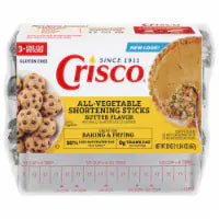 Crisco® Butter Flavor All-Vegetable Shortening Sticks 20 oz