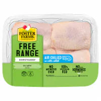 Foster Farms Simply Raised Free Range Chicken Thighs