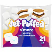 Jet-Puffed S'more Vanilla Marshmallows, Bag 21 OZ