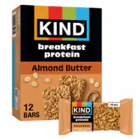 KIND Almond Butter Breakfast Protein Bars 12 Bars