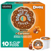 The Original Donut Shop Duos Nutty + Caramel Medium Roast K-Cup Coffee Pods 10 ct