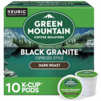 Green Mountain Coffee Roasters® Black Granite™ Espresso Style Dark Roast K-Cup® Pods 10 ct