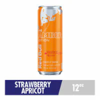Red Bull Amber Edition Strawberry Apricot Energy Drink 12 fl oz