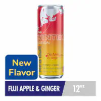 Red Bull Winter Edition Energy Drink Fuji Apple & Ginger Can 12 fl oz
