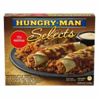 Hungry-Man Selects Mexican Style Fiesta Beef Enchiladas Frozen Meal 16 OZ